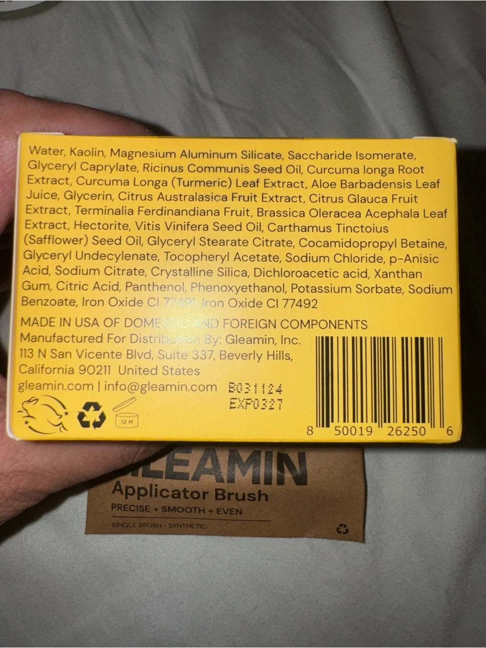 Gleamin vitamin treatment